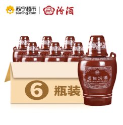 汾酒 老白汾10年 53度 475ml×6瓶 箱装 清香型白酒