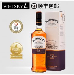 WHISKY L Bowmore波摩18年单一麦芽苏格兰威士忌进口洋酒正品行货