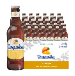 Hoegaarden福佳阳光芒啤酒精酿果啤248ml*24瓶