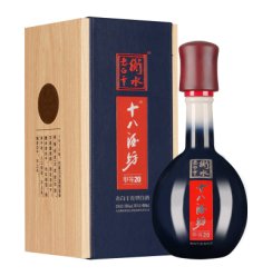 十八酒坊 白酒 醇柔典范甲等20 39度 480ml 单瓶装 老白干香型