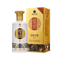 茅台集团 贵州习酒 金质习酒53度 500ml 单瓶装新版酱香白酒 習酒(XI LIQUOR)