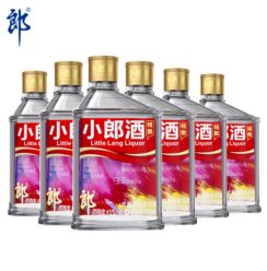 郎酒小郎酒炫彩小瓶45度100ml*6瓶整箱装兼香型白酒（新老款随机发货）