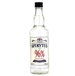 生命之水伏特加96度高度烈酒 Spirytus 波兰进口洋酒500ml