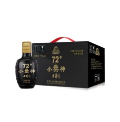 古井牌 古井 72度 小罍神 100ml*6瓶 整箱装 浓香型白酒