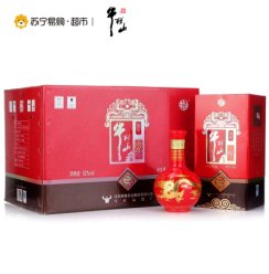 牛栏山 百年红10 52度 500ml*6瓶 浓香型白酒 整箱装