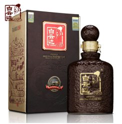 白云边云酱酒（黑）53度 500ml 单瓶装 酱香型白酒