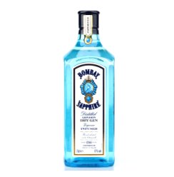 孟买蓝宝石金酒 BOMBAY 杜松子酒鸡尾酒洋酒烈酒金汤力基酒 750ml