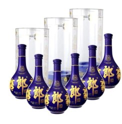 郎酒 青花郎 53度 500ml*6 整箱装 酱香型白酒