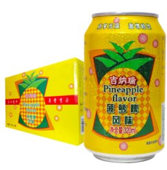 【畅享菠萝风味】菠萝啤菠萝啤酒果味碳酸饮料320ml量贩 36听