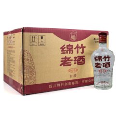 剑南春 绵竹大曲 绵竹老酒 优选 52度500ml*12瓶 整箱装 浓香型白酒