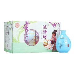 女儿红 绍兴黄酒 浣纱坊 兰系列 半甜型坛装 500ml*6坛 整箱装