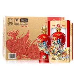 西凤 高度白酒 浓香型 陈酒醇品 52度 500ml*6瓶 整箱装（新老包装随机发货）