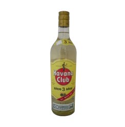 洋酒哈瓦纳俱乐部朗姆酒3年陈酿HAVANA CLUB古巴原瓶原装进口