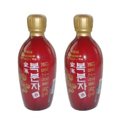 宝海覆盆子酒375mL*2瓶韩国进口果酒