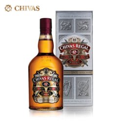 Chivas芝华士12年700ml 英国威士忌洋酒烈酒官方正品进口原装瓶