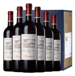 拉菲（LAFITE） 尚品波尔多干红葡萄酒 750ml*6瓶 整箱装 法国原瓶进口AOC红酒