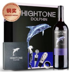 澳洲进口红酒 海豚岛（HighTone Dolphin） AVL澳大利亚佳酿集团行货 750ml支 经典西拉红葡萄酒 6支整箱