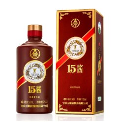 五粮液股份 53度 15酱（限量版） 500ml 酱香型白酒