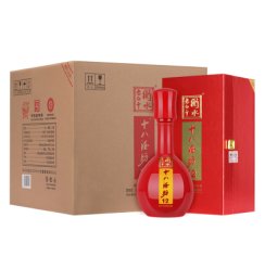 十八酒坊 白酒 陈坛陶藏12 39度 480ml*4瓶 整箱装 老白干香型