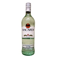 bacardi百加得白朗姆酒 原装进口洋酒烈酒鸡尾酒基酒烘焙正品包邮