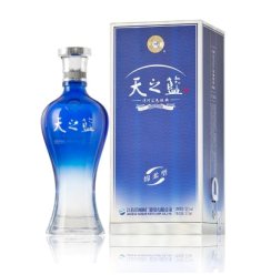 【官方授权店】洋河 蓝色经典 天之蓝52度375ml 口感绵柔浓香型白酒 单瓶装