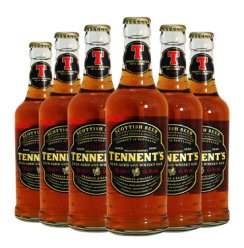 替牌（Tennent） 威士忌橡木啤酒 组合装 330ml*6瓶 精酿啤酒 英国进口