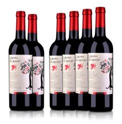 【联系客服享惊喜】法国原瓶进口 法圣古堡 天使树 干红葡萄酒750ml(6瓶装) 整箱