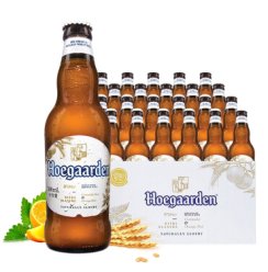 福佳（Hoegaarden）小麦白啤酒福佳白 精酿啤酒 330ml*24瓶 整箱装