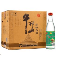 牛栏山 白酒 陈酿白酒 52度 高度白酒 500ml*12瓶 整箱装（白牛二/牛白瓶）