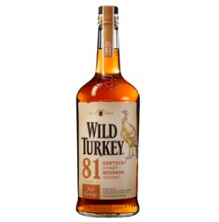 进口洋酒Wild Turkey 81proof威凤凰81经典波本威士忌酒 野火鸡