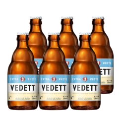 白熊（Vedett Extra White）比利时 原瓶进口 精酿啤酒 白熊啤酒 330ml*6瓶