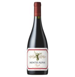 蒙特斯（montes）欧法系列西拉干红葡萄酒750ml 智利原瓶进口红酒