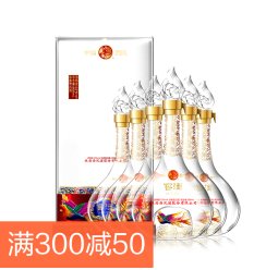 西凤酒喜酒老酒窖酒壹号白酒酒水整箱500ml*6浓香型礼盒装52度