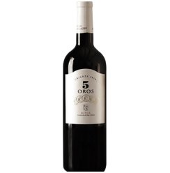 西班牙 5个金币（5 OROS） 原装进口DOC级别佳酿红葡萄酒瓶装红酒 750ml 14%vol.