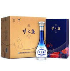 洋河 梦之蓝 M1·精装尊享版  整箱装 500ml*4瓶  45度口感绵柔浓香型高度白酒 送礼佳选