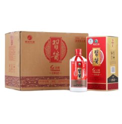 茅台 集团 习酒 红习酱1952 53度 酱香型高度白酒 500ml*6瓶 整箱装