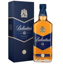 百龄坛（Ballantine’s）洋酒 12年 金玺 苏格兰 威士忌 700ml