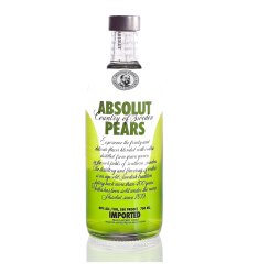 ABSOLUT VODKA 绝对伏特加苹果梨味700ml 原瓶进口洋酒鸡尾酒