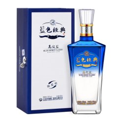 洋河蓝色经典 高之蓝 52度 500ml 口感绵柔 浓香型白酒