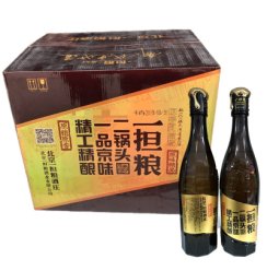 老北京二锅头42度 一担粮 一品京味 清香型白酒480ml*12整箱装