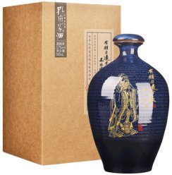 孔府家酒 52度浓香型山东白酒 彩陶 500ml 单瓶装