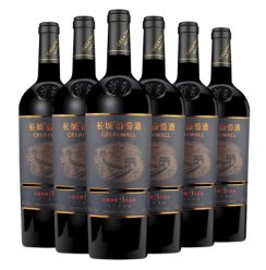 长城臻藏9赤霞珠干红葡萄酒750ml*6支 高端系列国产红酒整箱装优惠