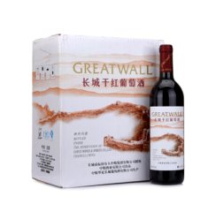 长城神州风情干红葡萄酒750ml*6支 国产红酒整箱装优惠