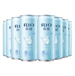 锐澳（RIO）洋酒 预调 鸡尾酒 果酒 微醺系列 3度 乳酸菌味 330ml*8罐