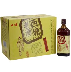 西塘黄酒12.8度西塘老酒善酿五年陈酿500ml*12瓶整箱价 半甜型黄酒