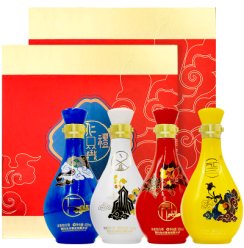 全兴仁义礼智52度500ml*4礼盒装*2浓香型纯粮酿造白酒