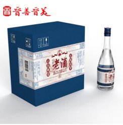 【晋善晋美】山西白酒整箱 老派汾酒 53度 年份老酒 475ml 清香型纯粮食酿造 整箱475ml*6瓶