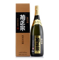 菊正宗纯米大吟酿清酒1.8L纯米酿造酒日本原装进口洋酒发酵酒清酒